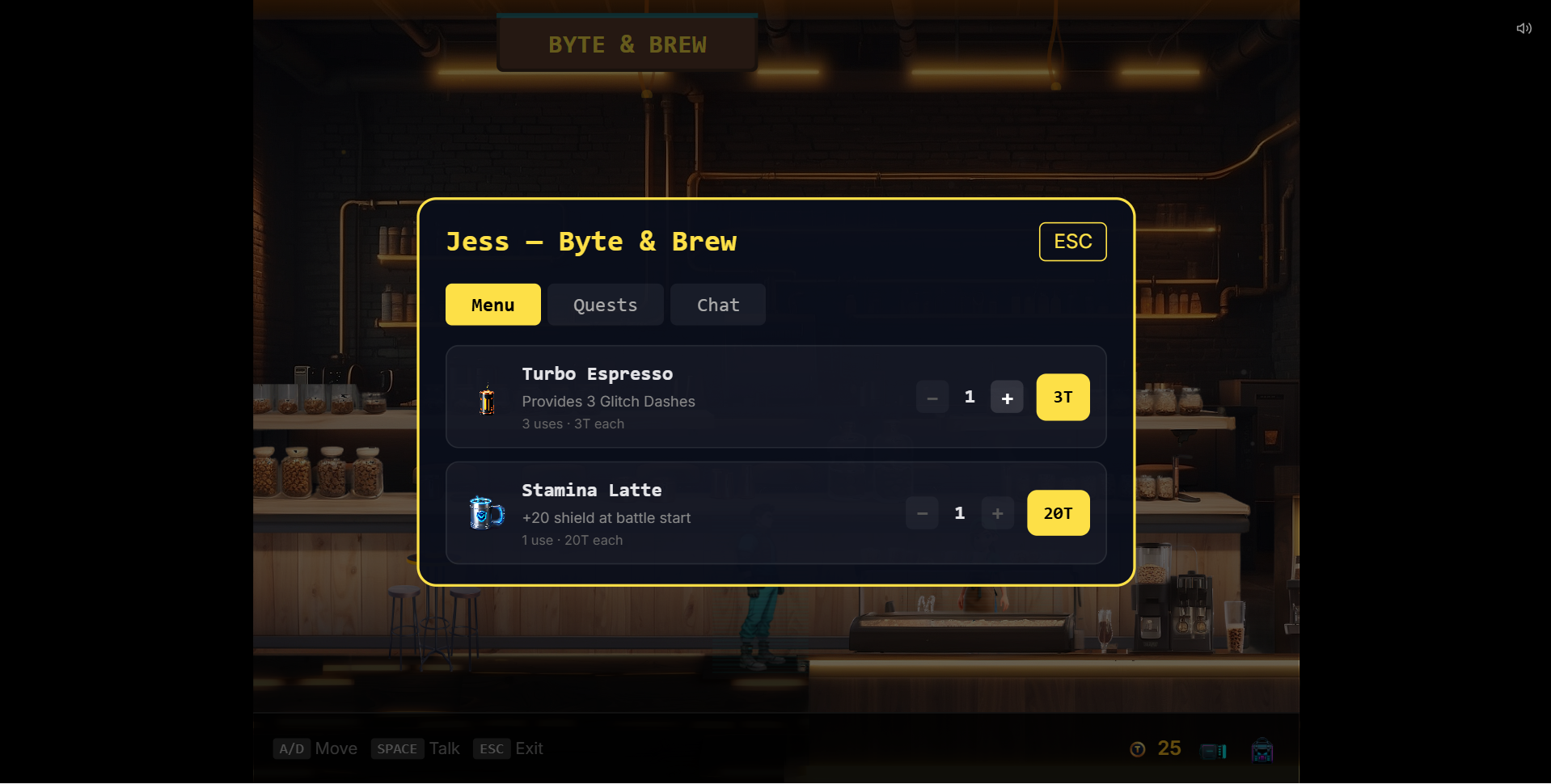 Arcade Beasts shops and quests